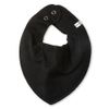 1402 Scarf Bib Dribble Tight Solid 106 Black, black