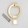 Castelion® Brass Art Deco Ring Door Knocker