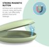Ralegy Retainer Case, Mouthguard Case, Retainer Case Slim, Aligner Case, Wheat Straw Box, Greener