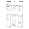 Burda Ladies Easy Sewing Pattern 7100 - Summer Dresses Plus Sizes: 18-34