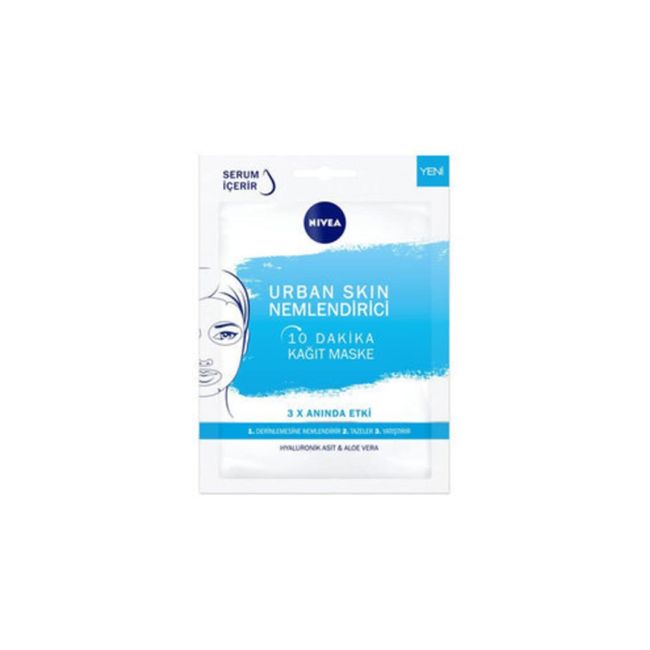 Nivea Urban Skin Nemlendirici 10 Dakikada Kağıt Maske 28 gr