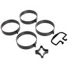 Norpro Non-Stick Egg/Pancake Ring Set, Black,Green