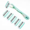 About Face Body Kai Complete 4-Blade Shaving System for Women; Minimizes Nicks & Cuts; Contains 9 Refill Cartridges & 2 Reusable Handles, 1 Count (Pack of 1)