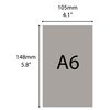 Taymar WPA6 Freestanding/Wall Mounted A6 Portrait Leaflet Holder