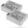 Fosmon 2x 2000mAh High Capacity Replacement Battery Pack for Canon LP-E8 Battery