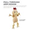 Charming Pet Ranch Roperz Chicken Plush Squeaky Dog Toy