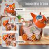 Made Easy Kit Coffee Pod Organizer, Coffee Bar Functional Décor, Orange Cat