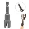 3 Pcs Drill Bit Socket Tool Set, 1/4 Hex Shank, Slot Wing Nut Drill Bit Socket Wrenches, Panel Nuts Screws Eye C Hook Bolt