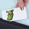 'Cute Kawaii Pickle' Pill Box with Tablet Splitter (PI00030002)