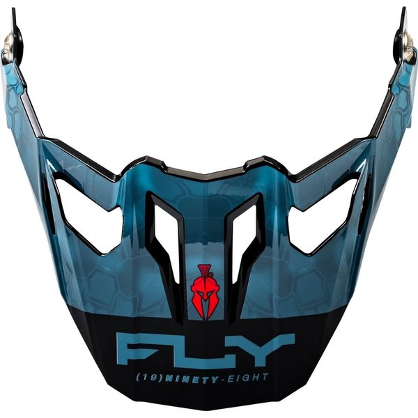 Fly Racing Visor for Trekker Kryptek Conceal Helmet - Slate/Black/Red