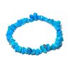 CrystalAge Blue Howlite Gemstone Chip Bracelet
