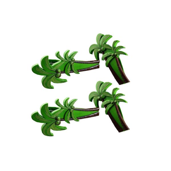 2 Pack Coconut Style Beach Towel Clips