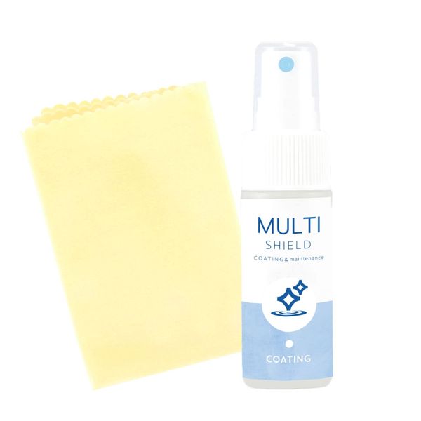 [SHIELD] MULTI SHIELD 1.0 fl oz (30 ml) (with coating agent/cloth), Super Water Repellent, Kitchen Sink, Washbasin, Bathroom, Toilet, Smartphone, Polishing, Protection, Stain Prevention