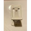 Universal White Phone & Ipad/Tablet Holder with Silicone Mat and Adjustable Height/Angle
