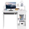 Computer Desk PC Laptop Writing Table Study Computer Desk with Keyboard Tray New