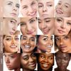 Jerome Alexander My Color Self Adjusting Full Coverage Foundation Makeup with Kabuki Brush (Light)