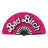Bad Bitch 24.5" Large Folding Hand Fan