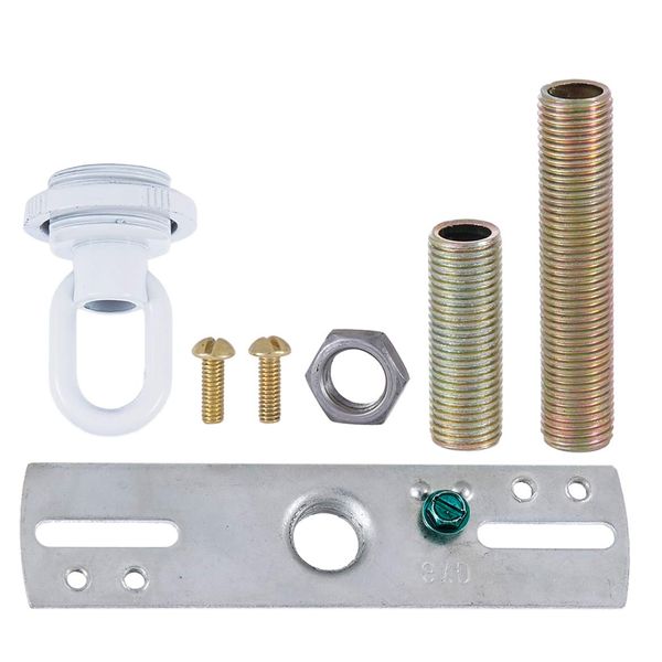 B&P Lamp® Screw Collar Canopy Kit (White)