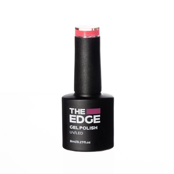 THE EDGE Gel Nail Polish 8ml - The Watermelon Pink - UV/LED Manicure/Pedicure for Salon & Home Use, Highly Pigmented/Long Lasting/2-Coat Coverage