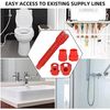 Faucet Sink Installer 8 in 1 Multi Tool Pipe Wrench Plumbing for Kitchen Bathroo