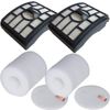 LLHome 2 Pack Hepa Filters Set Replacement for Shark Rotator Pro Lift-Away NV500 NV501 NV502 NV503 NV505 NV510 NV520 NV552 NV640 NV642 UV560 ZU780 ZU782 ZU785 Vacuum. Replace Parts # XHF500 & XFF500