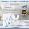 Sani White, Sani White Toothbrush, Saniwhite, Sani White Dental Pack, Sani White Dental Brush, Ultrasonic U-Shaped Toothbrushes for Teeth Whitening 360 Mouth Cleansing, Hands Free Gums Protection