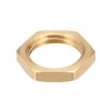 sourcing map G1/4 Lock Nut, Hex Brass Female Locknut for Plumbing 12pcs
