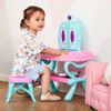 2 In 1 Musical Piano Kids Dressing Table Set w/ Light, for 3-6 Years Old