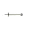 Deltana BDS425U14 4" Baseboard Door Bumper; Solid Brass; Bright Nickel Finish