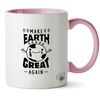 Hippowarehouse Make Earth Great Again Printed Mug Various Colour Options Ceramic Cup Kitchenware 11oz