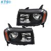 Halogen For 2012-2015 Honda Pilot Headlights Assembly Black Housing Left+Right