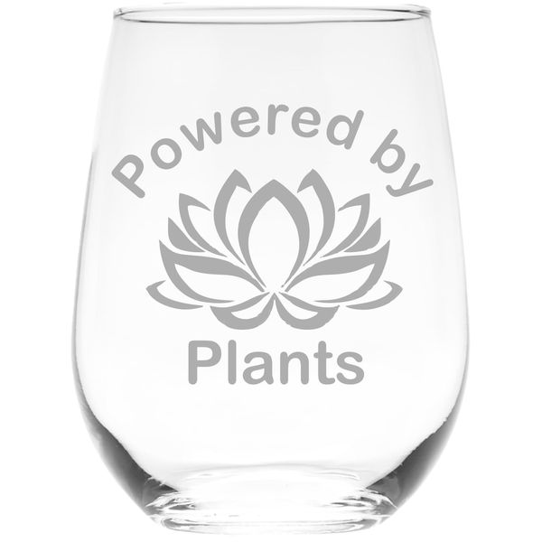 Powered by Plants 17 oz. Stemless Wine Glass