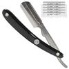 Parker SRB Straight Edge Disposable Blade Professional Barber Straight Edge Razor with Stainless Steel Blade Arm, 5 Parker Premium Professional Blades Included