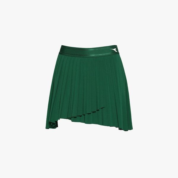 DIADORA Elmina tennis pleated skirt GREEN rva-438731f, M