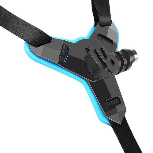 D&F Motorcycle Helmet Chin Mount Front Chin Strap Holder for GoPro Hero 11/10/9/8/7/6/5/4/3 DJI Osmo Action/YI Action Camera