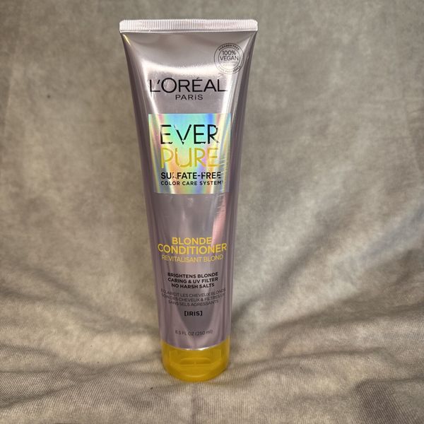 LOREAL Ever Pure Sulfate/Free Color Care System Iris Blond Conditioner 8.5 Fl Oz