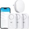 Wifi Water Sensor 3 Pack, Smart Water Leak Detector, 100Db Adjustable Alarm S...