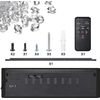 36 Inch Electric Fireplace Inserts, in-Wall Recessed & Wall Mounted,Remote&Timer