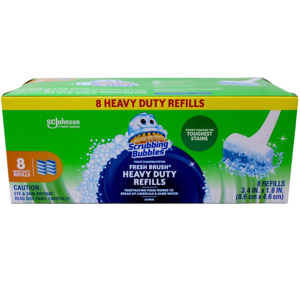 Scrubbing Bubbles Fresh Brush Heavy Duty , 4 Pack