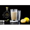 simpa Lucent Embossed Rattan Pattern Drinking Glasses 425ml Set of 6