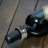 Wine Bottle Drip Ring - Stainless Steel Collar with Felt Lining - by Trixes