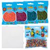 Hama - Mini Basic Assortment of Iron-On Beads - Size Mini Diameter 2.5 mm - Ref S245