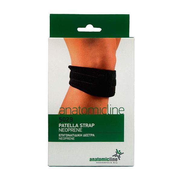 Anatomicline Patella Strap One Size Made of Neoprene with Inner Lining, Black