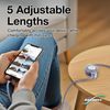 BoxWave Cable Compatible with Wyze Cam Pan v3 - miniSync, Retractable, Portable Sync Cable