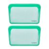 Cuisipro Green Silicone Pack it Bag 27.25 x 5.25 Inch 13.5 fl oz 2 Pack