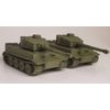 2 Pack - HO Scale - German Tiger Tank 1 - Olive Green 1:87 Scale Mini Model Army