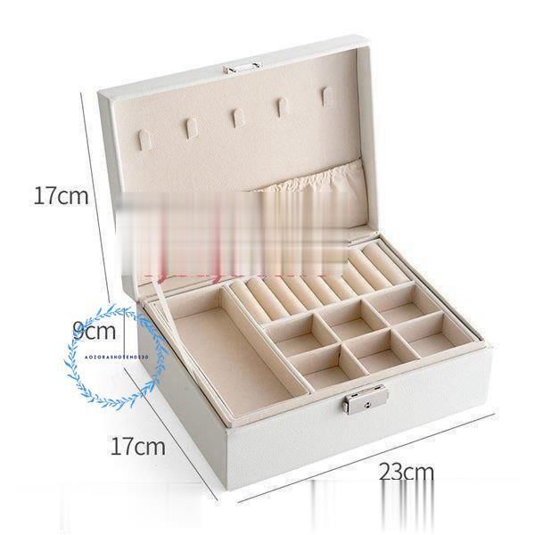 Jewelry Storage Mirrored Accessory Case Jewelry Box Mirror Large Capacity Jewelry Box Travel Gift