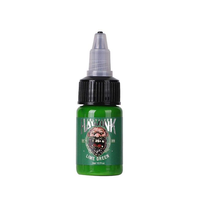 Bloodline Tattoo Ink Blacklight UV Green - 1/2 oz (15 ml)