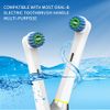 Best Replacement Toothbrush Heads for Oral-B,Compatible with Oral-B Braun Electric Toothbrush, 4 Count