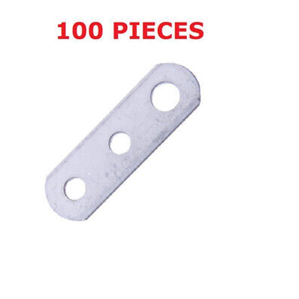 (100pcs) 3 Hole Garage Door Cable Adjustment Clips Extension Spring